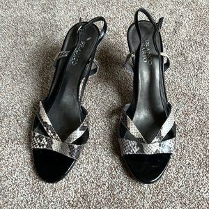 Franco Sarto size 9.5 black heels